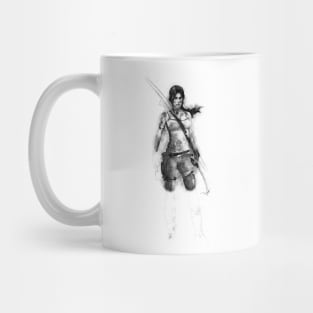 Lara Croft Drawing Mug